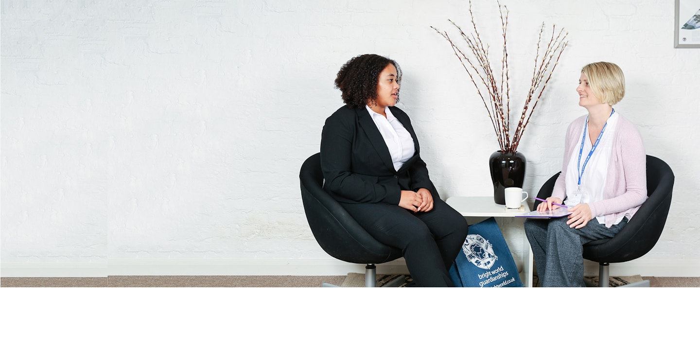 Bright World Care Manager With a Student